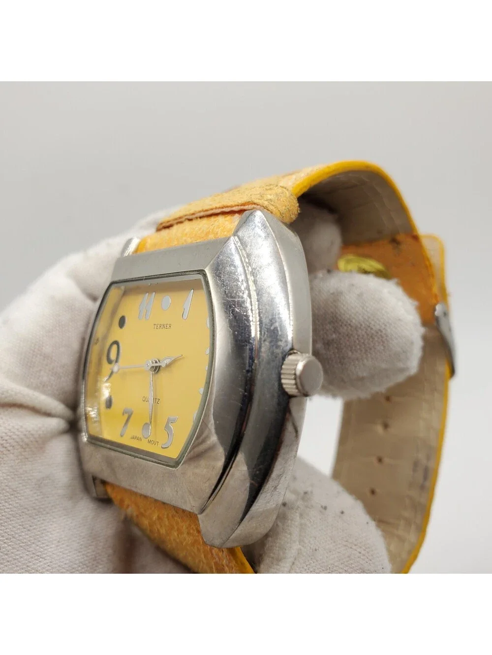 Bijoux Terner Yellow K-10397 Watch 46mm New Battery